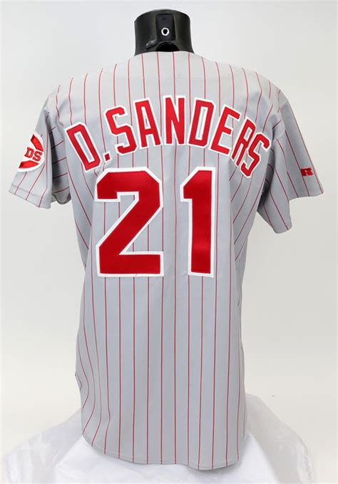 1995 Deion Sanders Cincinnati Reds Game Worn Jersey