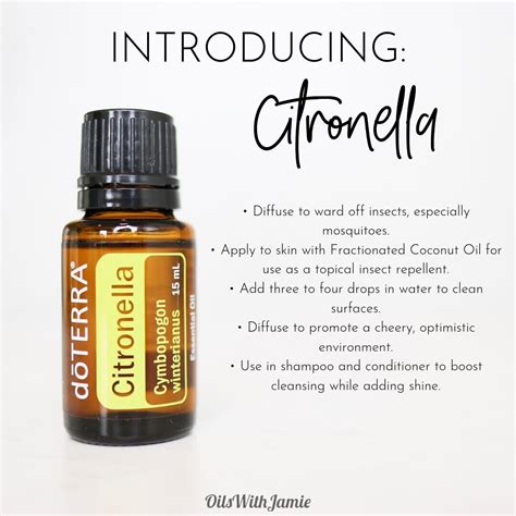 doTERRA Citronella Essential Oil Uses and Benefits — Colorado Springs Catholic / Christian Birth ...