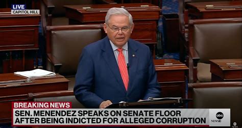 Bob Menendez Forces Senate To Watch While He Takes Trump-Style MAGA ...