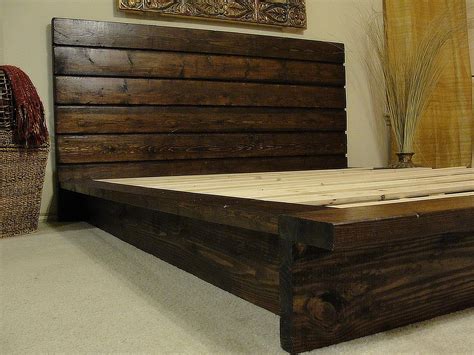 Not only do I love this headboard..I NEED it! | Rustic wood bed, Rustic bed frame, Rustic wood ...