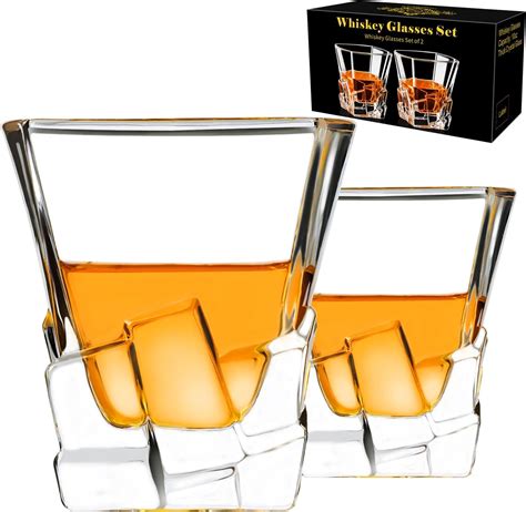 Amazon.com | SHTOX Roulette Rotating Glass, Whiskey/Scotch/Bourbon Crystal Tumbler, Crystal ...