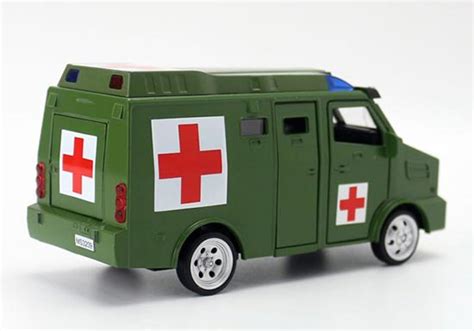 Kids Army Green Ambulance Diecast VW 9.150 ECE Armour Truck Toy [NB4T157] : EZBUSTOYS.COM