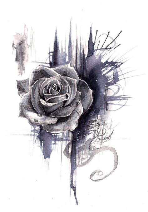 Gothic Rose Drawing at PaintingValley.com | Explore collection of ...