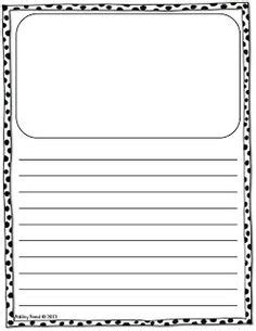 2Nd Grade Writing Paper Template : Educational and Entertaining Printable Worksheets and ...