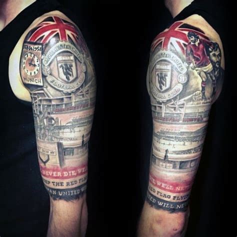 40 Manchester United Tattoo Designs for Men [2023 Guide]