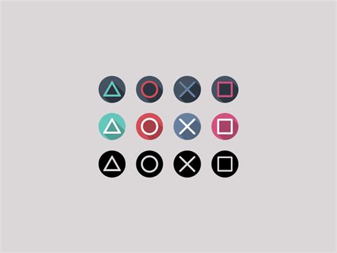 Playstation icons (free download) :: Behance