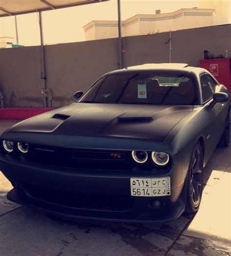 Matte Black Dodge Challenger R/T : r/Dodge