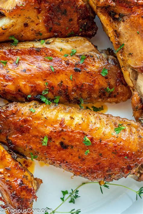 Oven Baked Turkey Wings | Precious Core