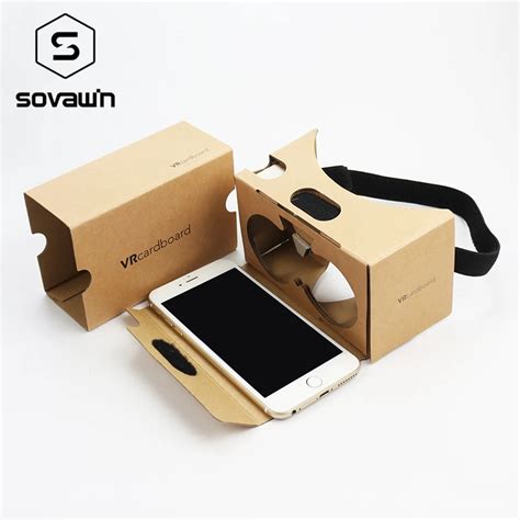 VR Google Cardboard II 2.0 VR Headset ii kit DIY 3D MAX Glasses Virtual Reality For iPhone ...