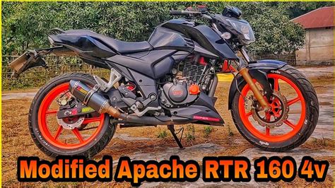 TVS APACHE RTR 160 4V MODIFIED | MODIFIED APACHE RTR 160 4V | BIKE ...