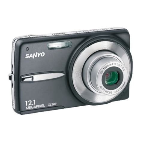 SANYO VPC-X1200 DIGITAL CAMERA INSTRUCTION MANUAL | ManualsLib