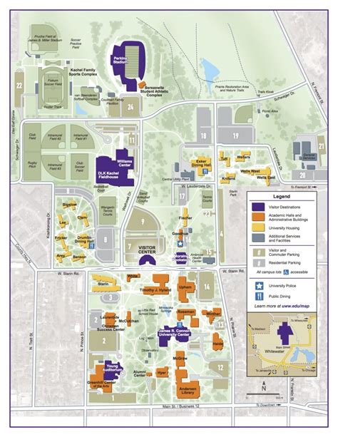 Uw-Platteville Campus Map | Campus Life | Campus Map, College ...