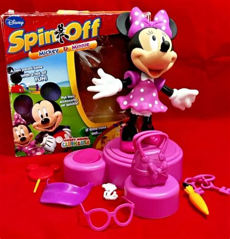 OFFICIAL DISNEY MICKEY Mouse Clubhouse Minnie Spin Off Game - Used ...