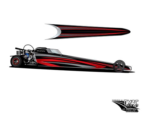 Jr Dragster Graphics: Paint Scheme Design & Lettering - In Motion ...