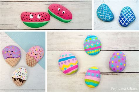 Creative Rock Painting for Kids - Projects with Kids