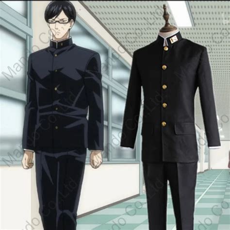 Anime Sakamoto Desu Ga? Sakamoto Cosplay Costumes Boys Japanese School ...