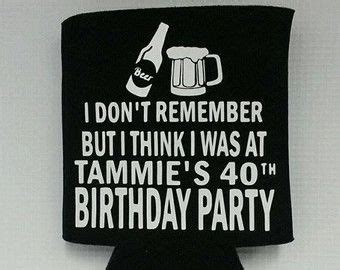 50th birthday koozie | Birthday koozies, 40th birthday koozies, 60th birthday koozies