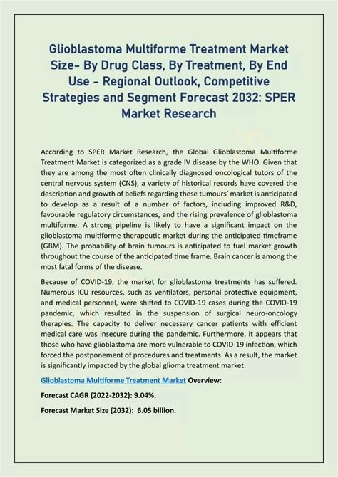 PPT - Glioblastoma Multiforme Treatment Market PowerPoint Presentation - ID:11838726