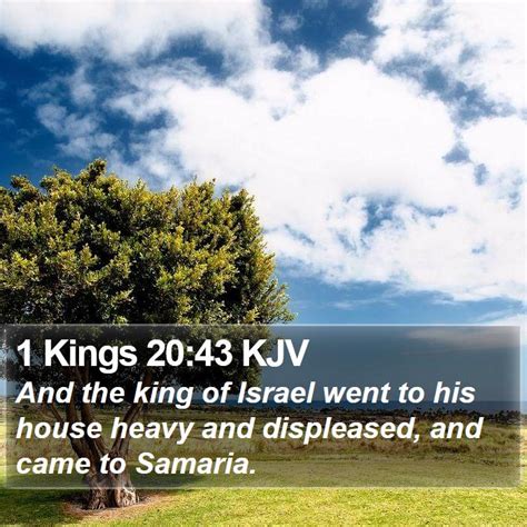 1 Kings 20 Scripture Images - 1 Kings Chapter 20 KJV Bible Verse Pictures