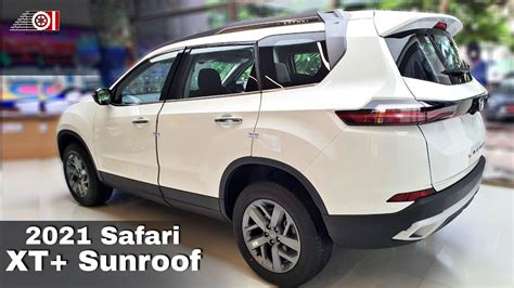 New Tata Safari XT+ Sunroof 7 Seater | OnRoad Price List | Mileage | Features | Specs - YouTube