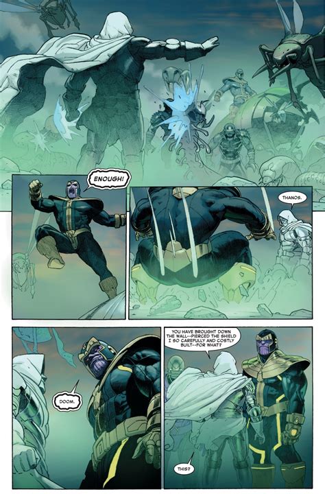 DC Fans United - God Emperor Doom kills Thanos. From...