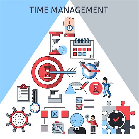 Time management concept 428736 Vector Art at Vecteezy