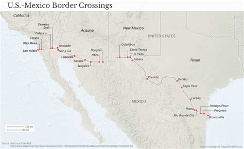 US-Mexico Border Crossings - Geopolitical Futures