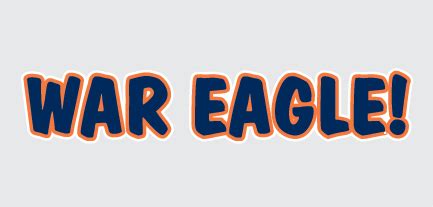 Auburn war eagle Logos