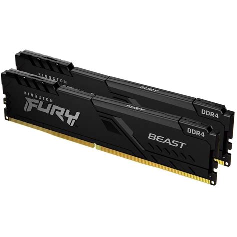 Kingston FURY Beast 16GB (2x8GB) 3200MHz CL16 Blac KF432C16BBK2/16 | shopping express online