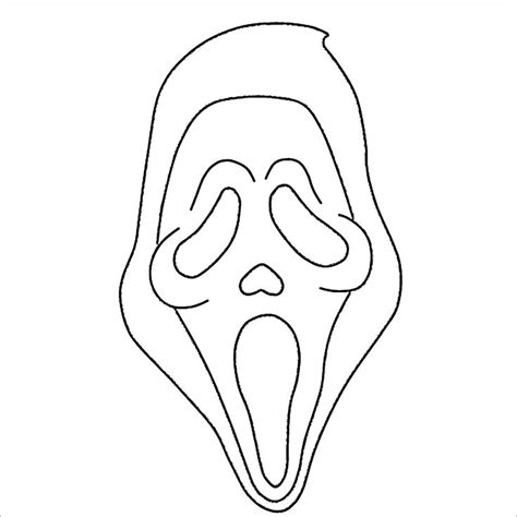 Scary Ghostface Drawing