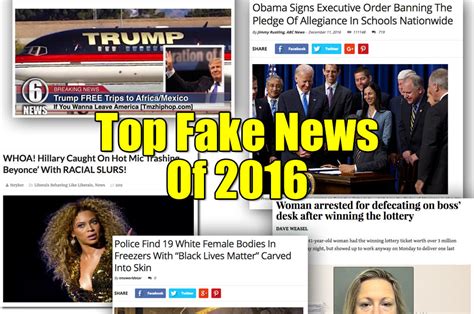 Here Are 50 Of The Biggest Fake News Hits On Facebook From 2016