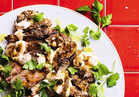 Chermoula Lamb Shoulder with Tahini Sauce Recipe - Motorhomes, Caravans ...