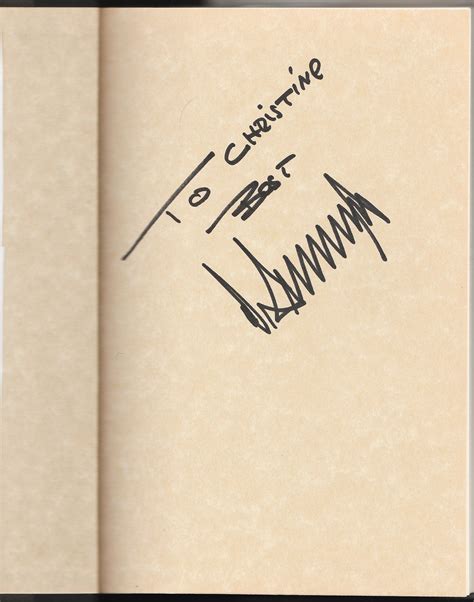 Trump: The Art of the Comeback [Signed "To Christine"] by Trump, Donald ...