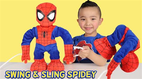 Swing And Sling Spidey Marvel Spider-Man Toys Unboxing Fun With Ckn Toys - Epic Heroes ...