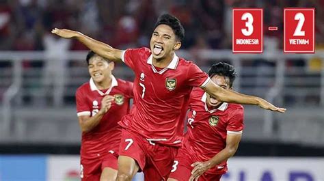 Kemenangan Dramatis, Indonesia 3 vs 2 Vietnam | Radar Sukabumi