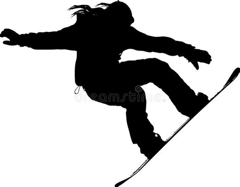 Snowboarder Silhouette Royalty Free Stock Photos - Image: 34267858