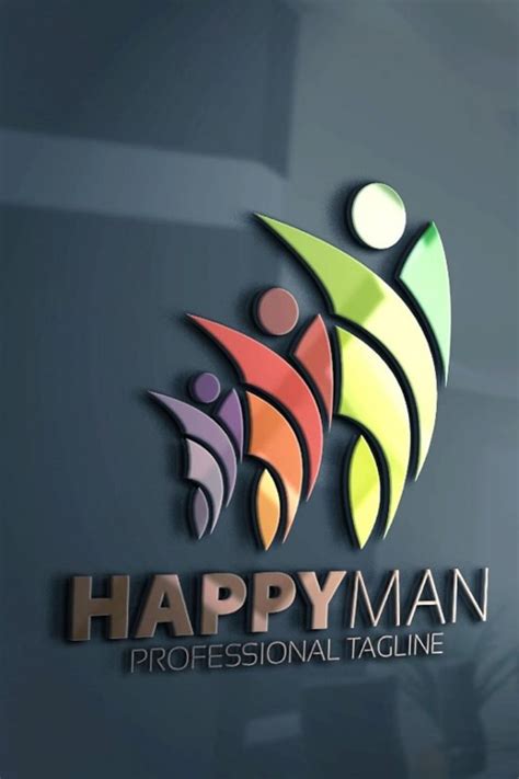 Happy Logo | Happy logo, Logo design, Professional logo design