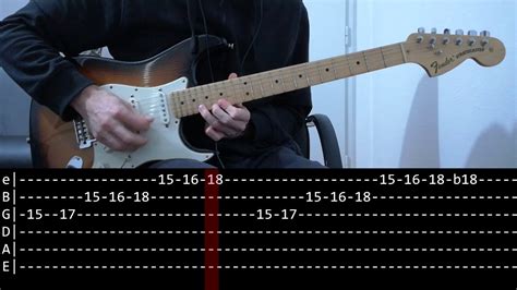 Queen - Bohemian Rhapsody solo (Guitar lesson with TAB) - Nikola Gugoski