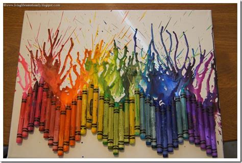 Melted Crayon Art | Fun Family Crafts