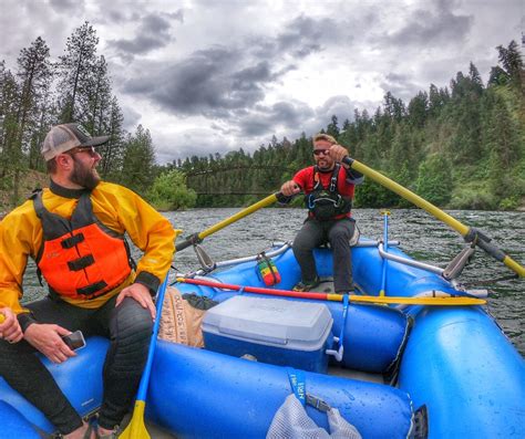 Spokane River whitewater rafting with Wiley Waters down class III rapids