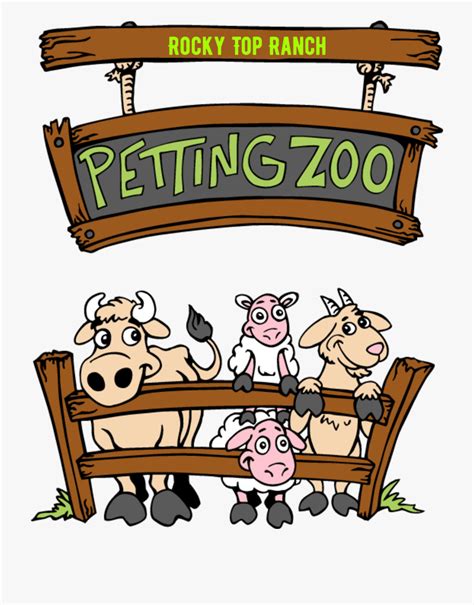 Farm Animal Petting Zoo Clipart : Transparent Petting Zoo Clipart ...