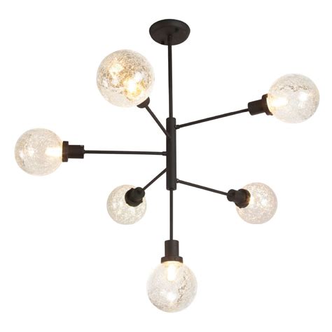 Orbiting Globe Chandelier black | Stone lighting, Globe chandelier, Chandelier