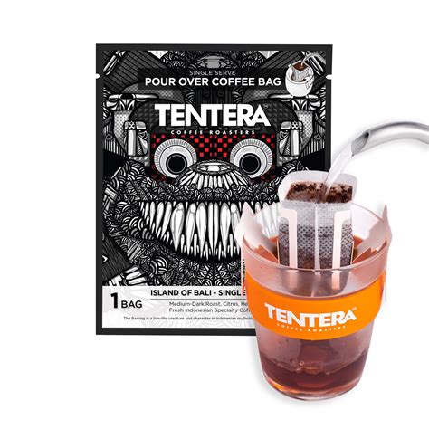 Amazon.com : Tentera Coffee - Single Serve Pour Over Coffee Bags - BALI 3 packs : Everything Else