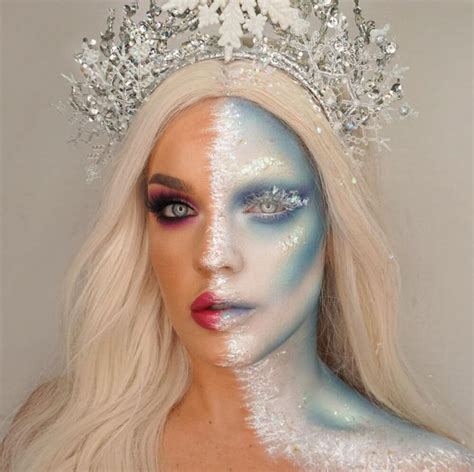 15 Seriously Awesome Halloween Costume Ideas from Instagram | Ice queen makeup, Ice queen ...