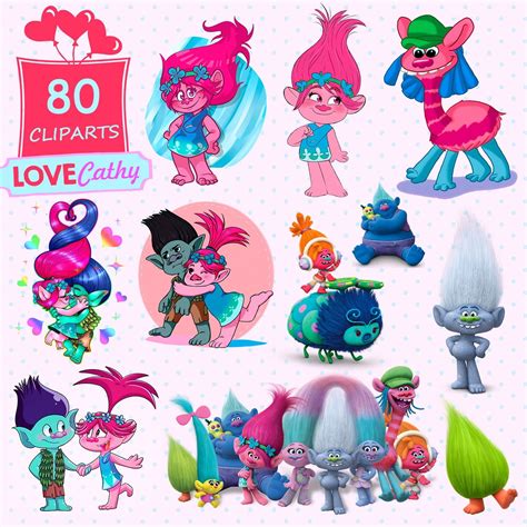 New Trolls Standard Clipart Trolls Clipart Trolls Digital | Images and Photos finder