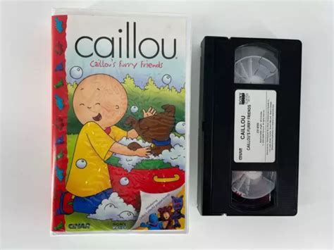 CAILLOU VHS - Caillou's Furry Friends - CINAR Sony Wonder Release $11. ...