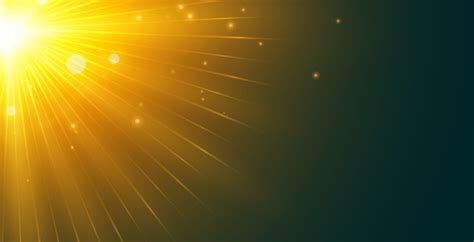 Sun glow effect vector free download