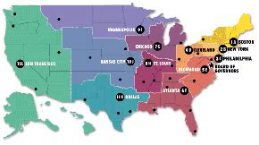 Describe the Makeup of the Federal Reserve Districts