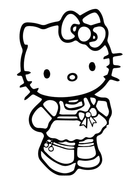 75 Cute Hello Kitty Coloring Pages