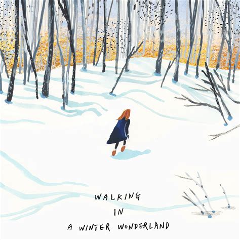 Walking in a winter wonderland on Behance